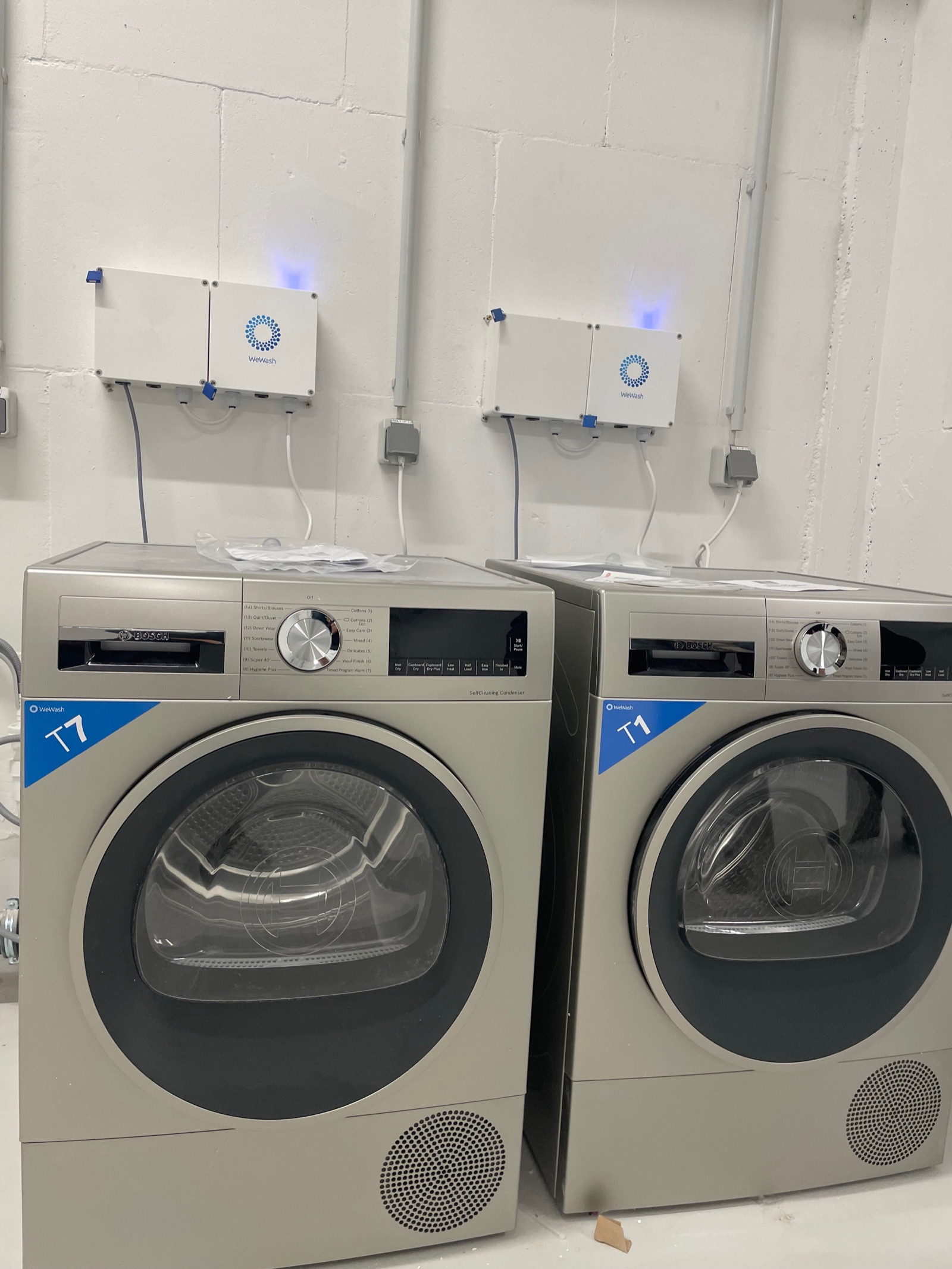 WeWash laundry room (app-controlled)