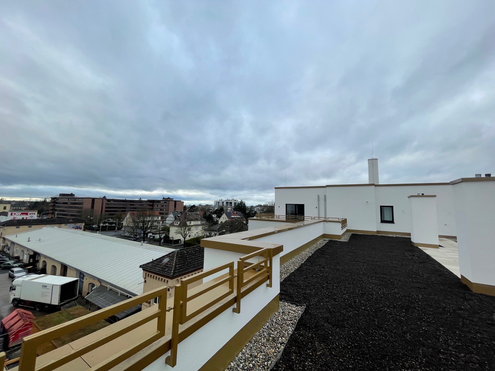 Dachterrasse — Panorama Darmstadt