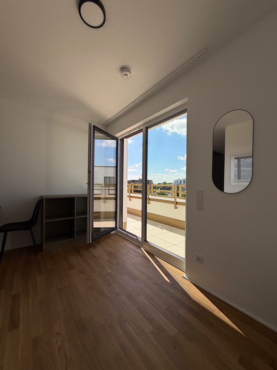Living room with terrace door